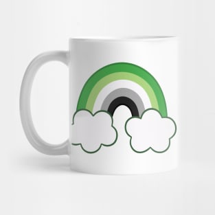 Aromantic rainbow Mug